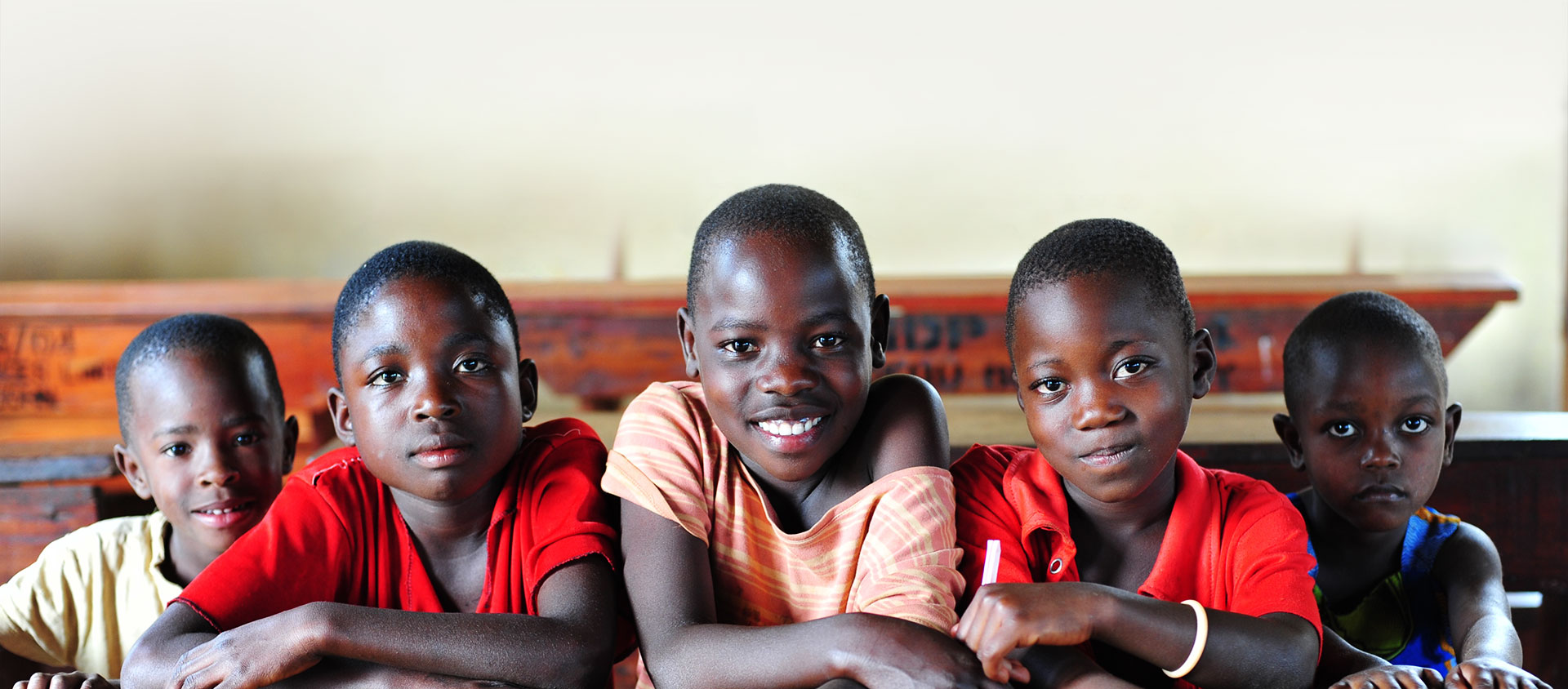 children sitting in a classroom